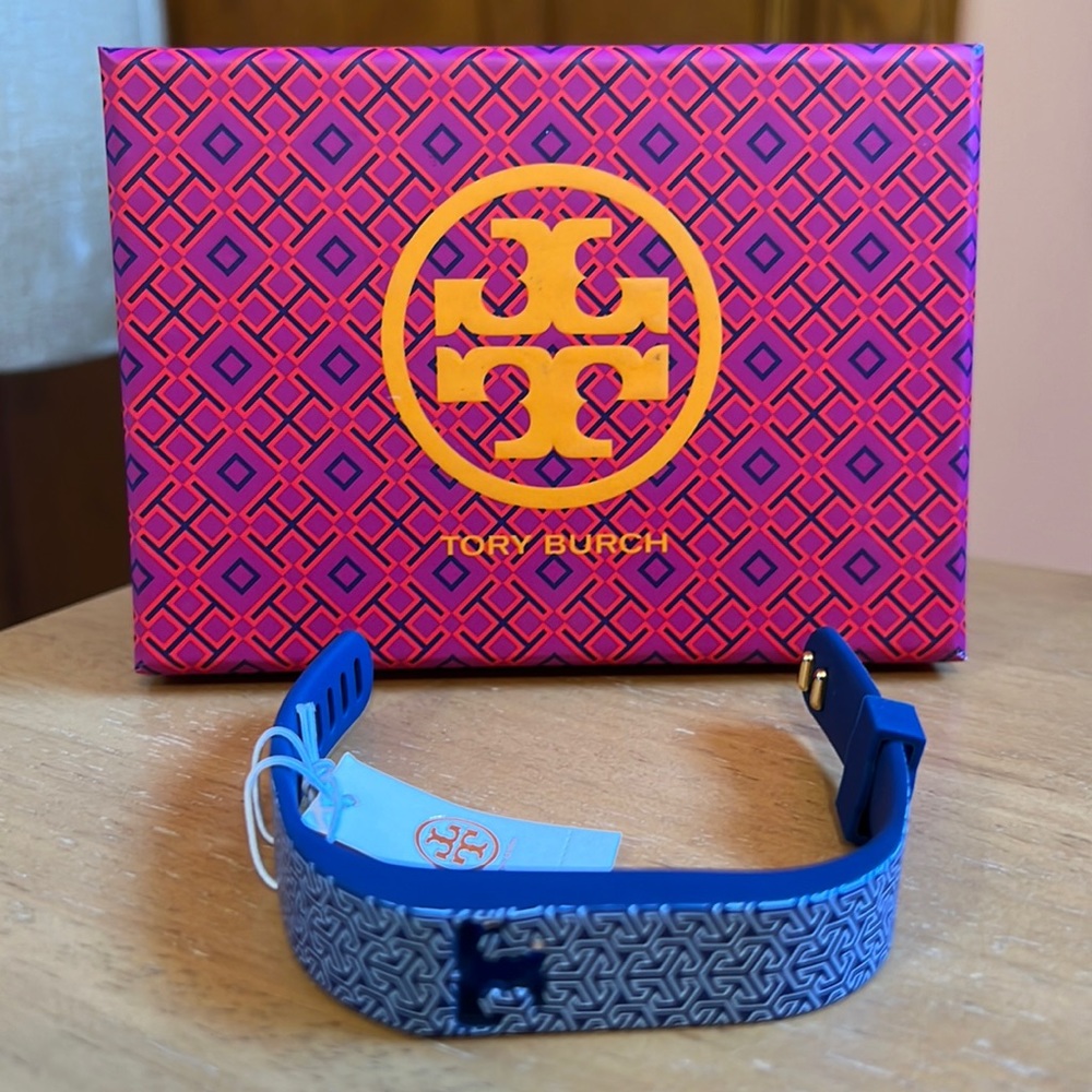 NWT Tory Burch for Fitbit Flex Blue Band 💙